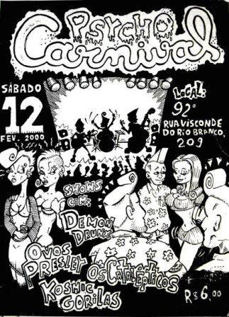 psycho carnival 2000 primeira edição psycho carnival 2000 primeira edição