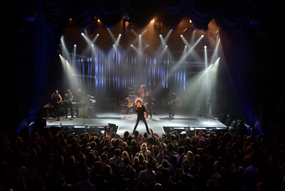 Os Stones no Fonda Theatre. (Foto - Reprodução/Facebook Rolling Stones)